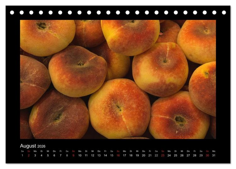 Produktbild: essbar &ndash; Buntes Obst und Gem&uuml;se (Tischkalender 2026 DIN A5 quer), CALVENDO Monatskalender