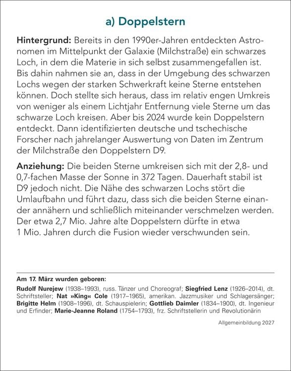 Produktbild: Allgemeinbildung Tagesabrei&szlig;kalender 2027 - Das t&auml;gliche Wissens-Quiz