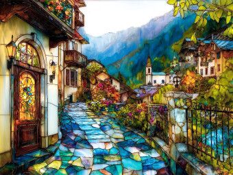 Produktbild: CALVENDO Puzzle Es wird Herbst in den Bergen | 1000 Teile Lege-Gr&ouml;&szlig;e 64x48cm Foto-Puzzle f&uuml;r gl&uuml;ckliche Stunden
