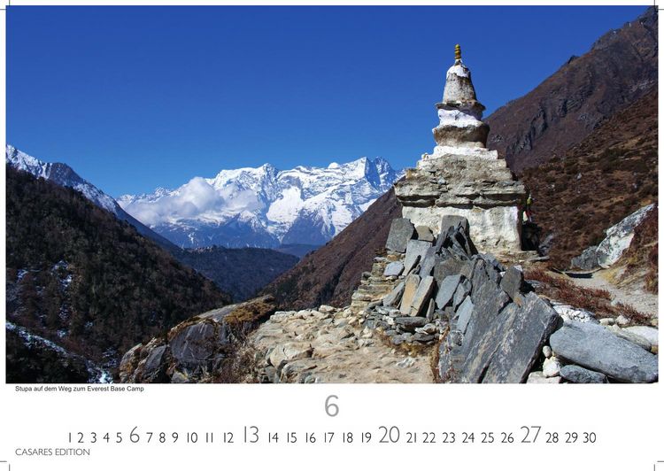 Produktbild: Nepal Kalender 2027 &ndash; Wandkalender | Fotokalender Asien 35x50cm Grosses Format - Atemberaubende Fotos der Himalaya-Gipfel, Tempel und heiligen St&auml;tten Nepals