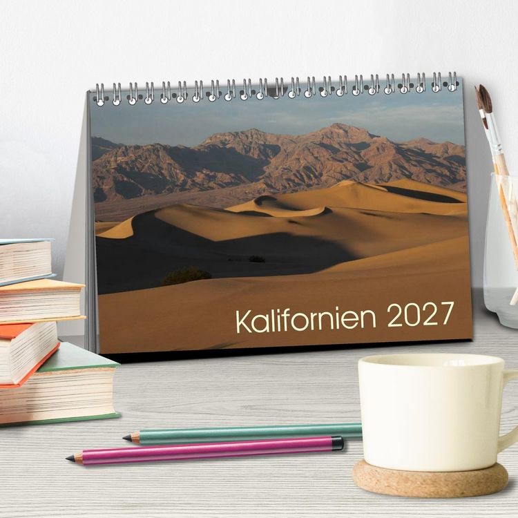 Produktbild: Kalifornien 2027 (Tischkalender 2027 DIN A5 quer), CALVENDO Monatskalender