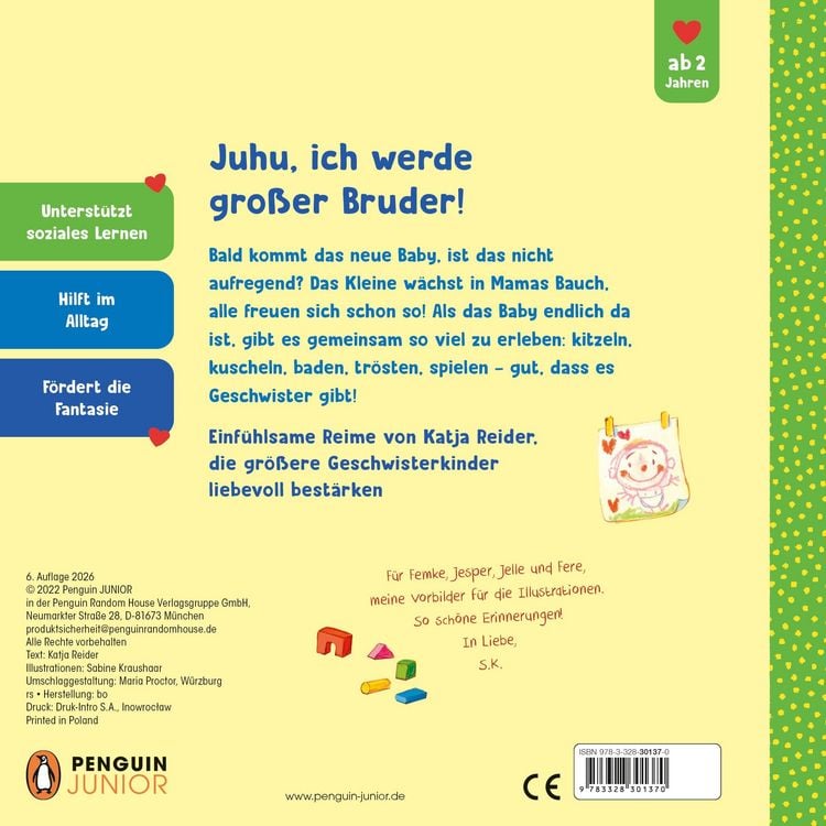 Produktbild: Juhu, ich bin jetzt gro&szlig;er Bruder!