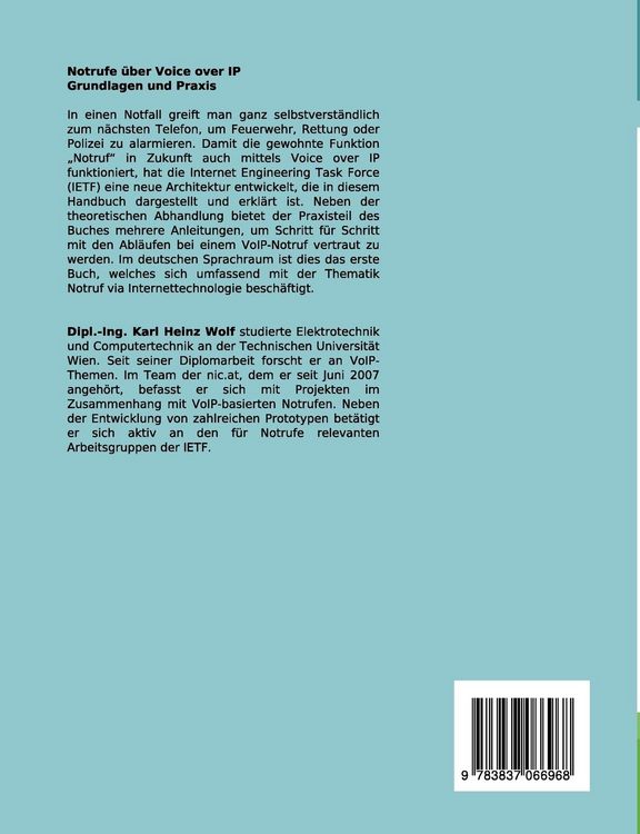 Produktbild: Handbuch Notruf