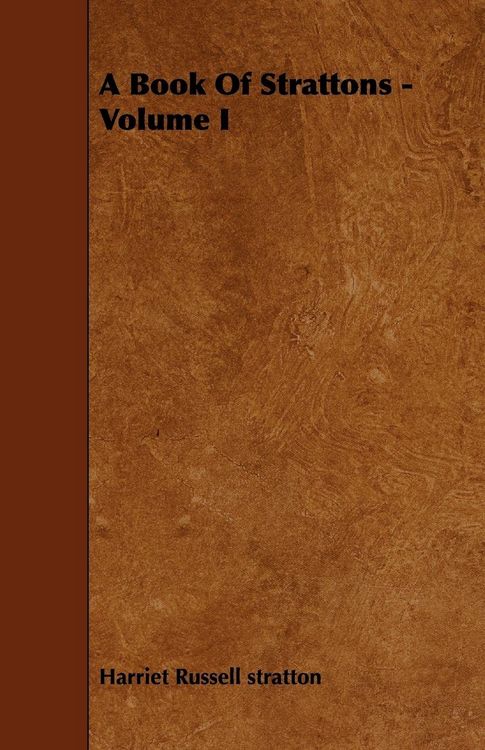 Produktbild: A Book Of Strattons - Volume I