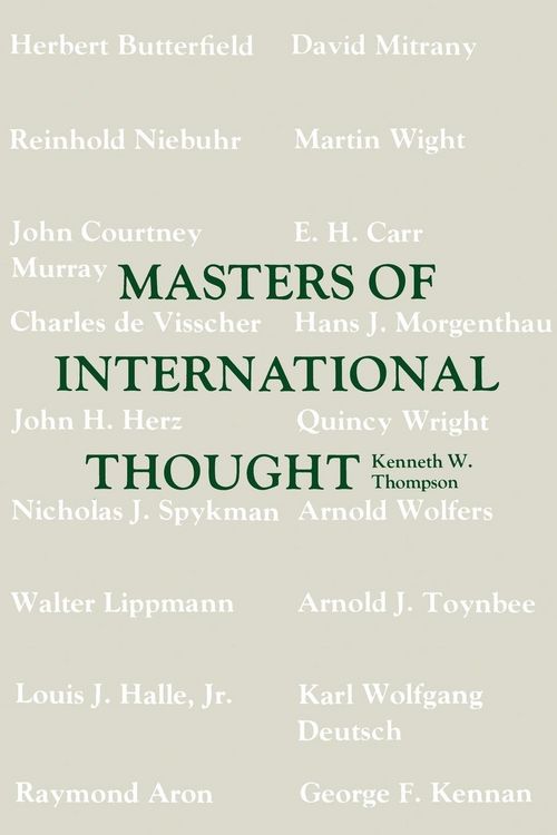 Produktbild: Masters of International Thought