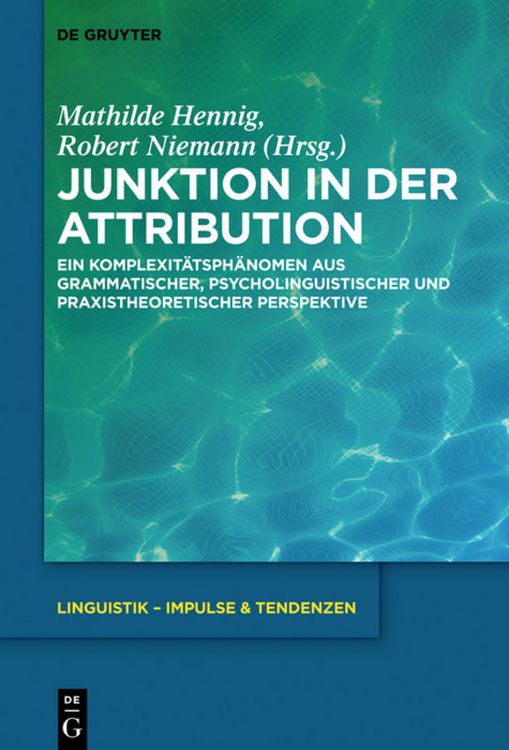 Produktbild: Junktion in der Attribution