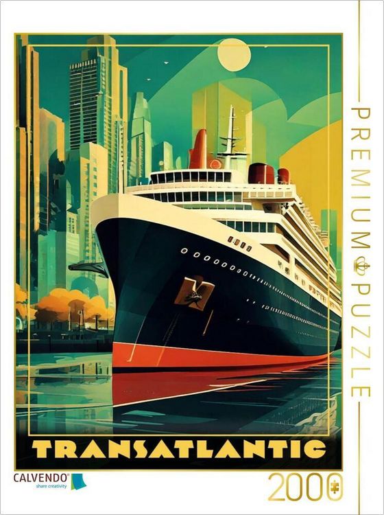 Produktbild: CALVENDO Puzzle Transatlantic | 2000 Teile Lege-Gr&ouml;&szlig;e 90x67cm Foto-Puzzle f&uuml;r gl&uuml;ckliche Stunden