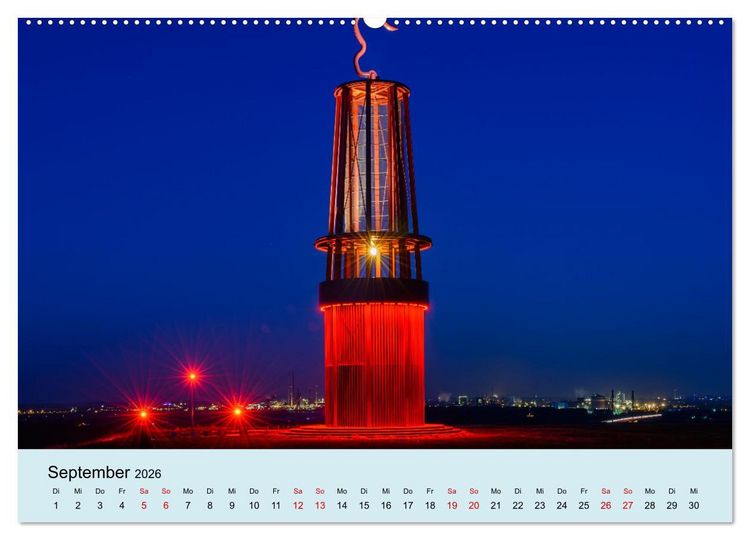 Produktbild: Ruhrnights (Wandkalender 2026 DIN A2 quer), CALVENDO Monatskalender