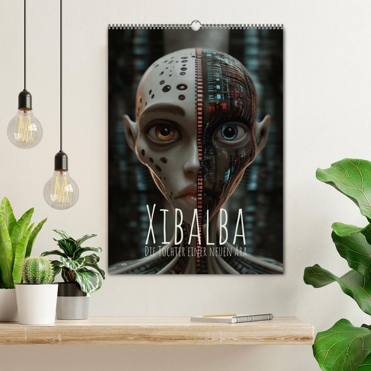 Produktbild: Xibalba &ndash; Die T&ouml;chter einer neuen &Auml;ra (Wandkalender 2026 DIN A2 hoch), CALVENDO Monatskalender