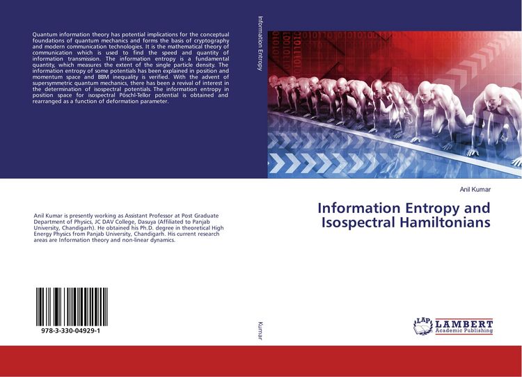 Produktbild: Information Entropy and Isospectral Hamiltonians
