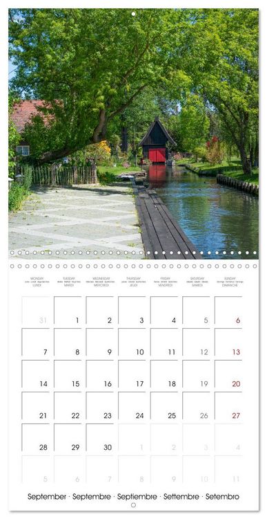 Produktbild: Spreewald - A Natural Paradise (Wall Calendar 2026 12 &times; 12 Inch) CALVENDO 12 Month Wall Calendar