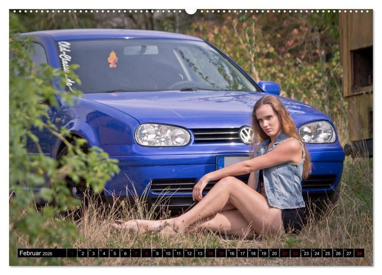 Produktbild: Hei&szlig;e Frauen und schnelle Autos (hochwertiger Premium Wandkalender 2026 DIN A2 quer), Kunstdruck in Hochglanz