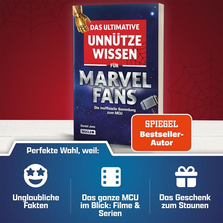 Produktbild: Das ultimative unn&uuml;tze Wissen f&uuml;r Marvel-Fans &ndash; Die inoffizielle Sammlung zum MCU