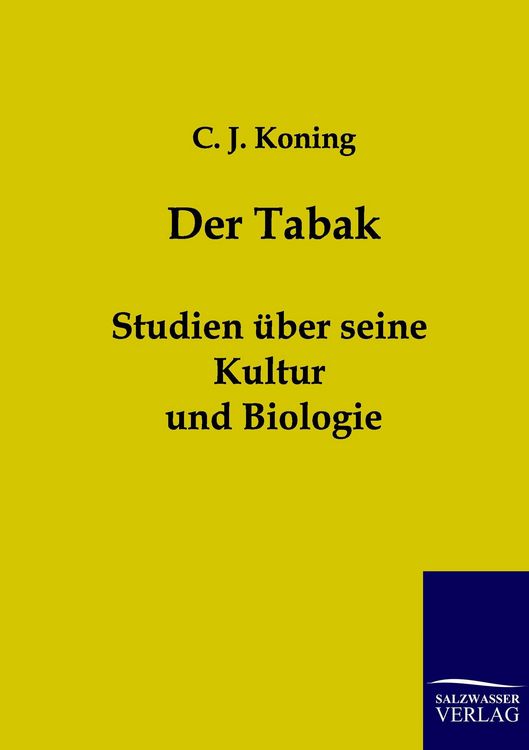 Produktbild: Der Tabak