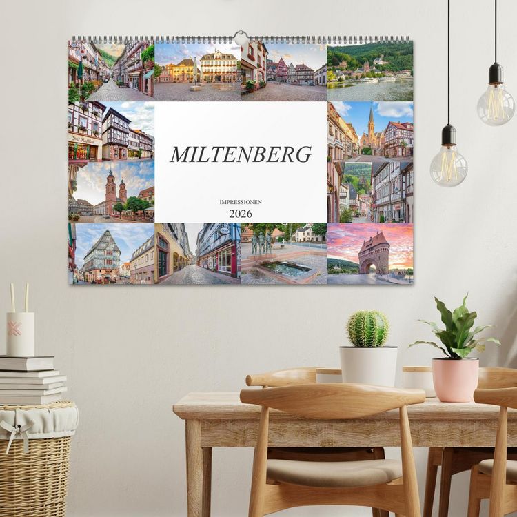 Produktbild: Miltenberg Impressionen (Wandkalender 2026 DIN A2 quer), CALVENDO Monatskalender