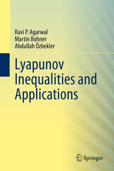Produktbild: Lyapunov Inequalities and Applications