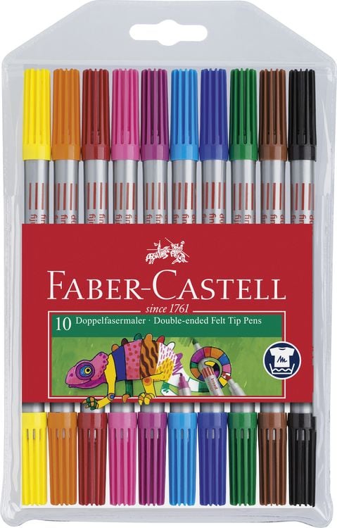 Produktbild: Faber-Castell Doppelfasermaler, 10er Set