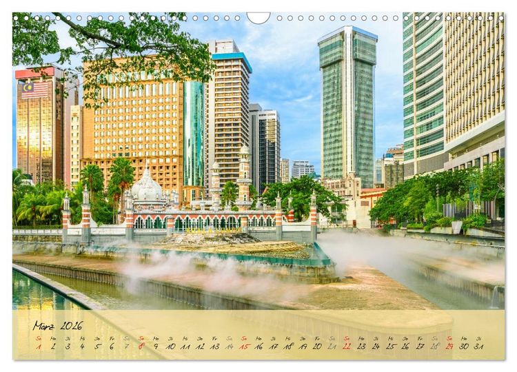 Produktbild: Faszination Malaysia Zauberhaftes S&uuml;dostasien (Wandkalender 2026 DIN A3 quer), CALVENDO Monatskalender