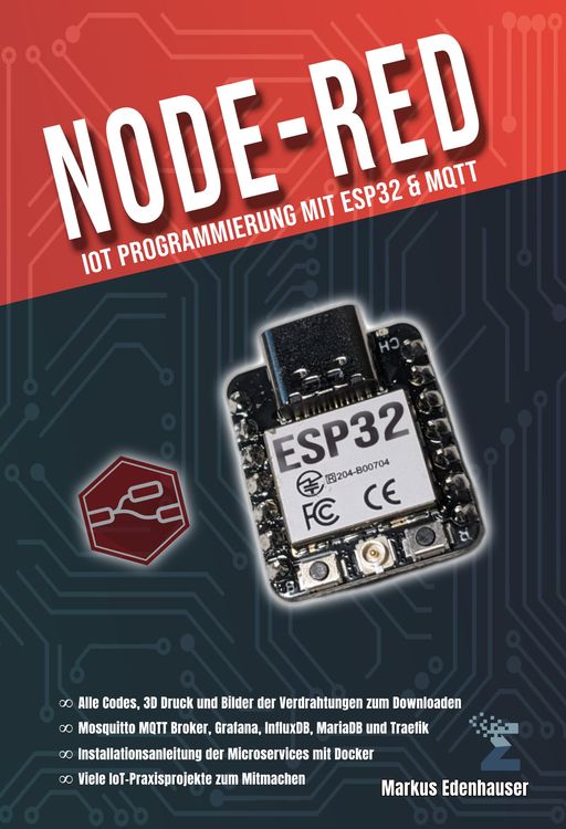 Produktbild: Node-RED: IoT Programmierung mit ESP32 & MQTT