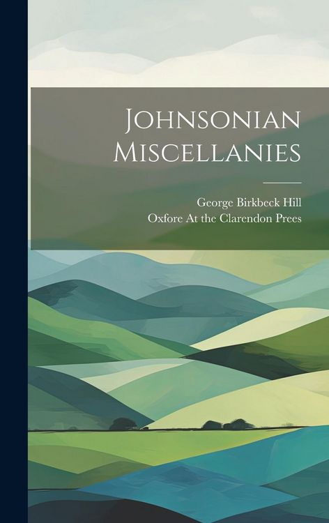 Produktbild: Johnsonian Miscellanies