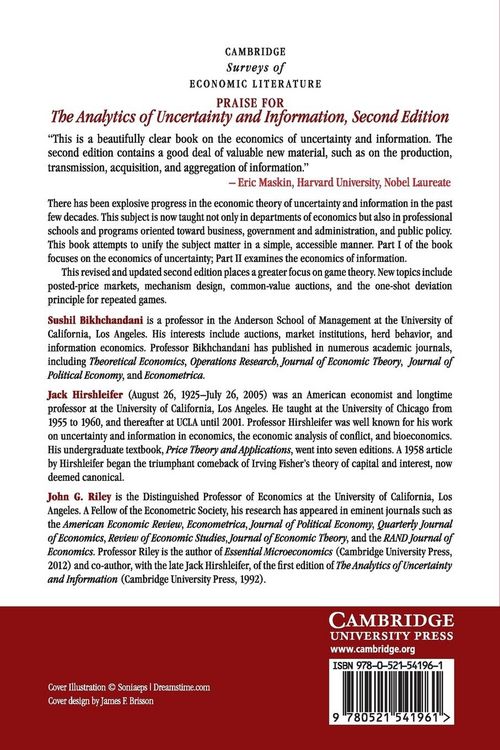 Produktbild: The Analytics of Uncertainty and Information, Second Edition