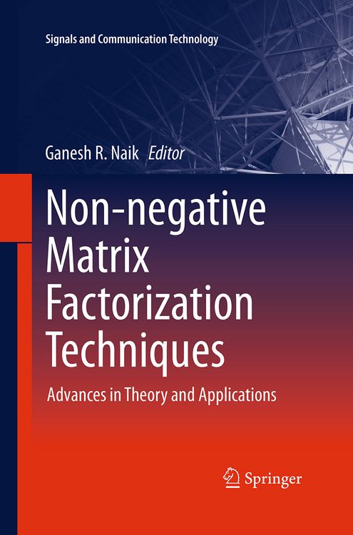 Produktbild: Non-negative Matrix Factorization Techniques