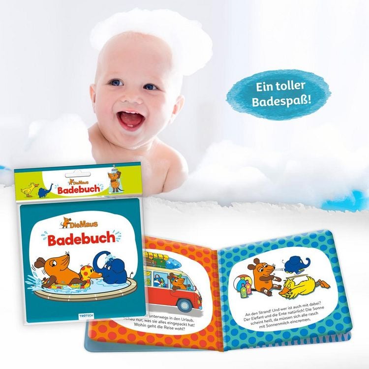 Produktbild: Tr&ouml;tsch Die Maus Badebuch