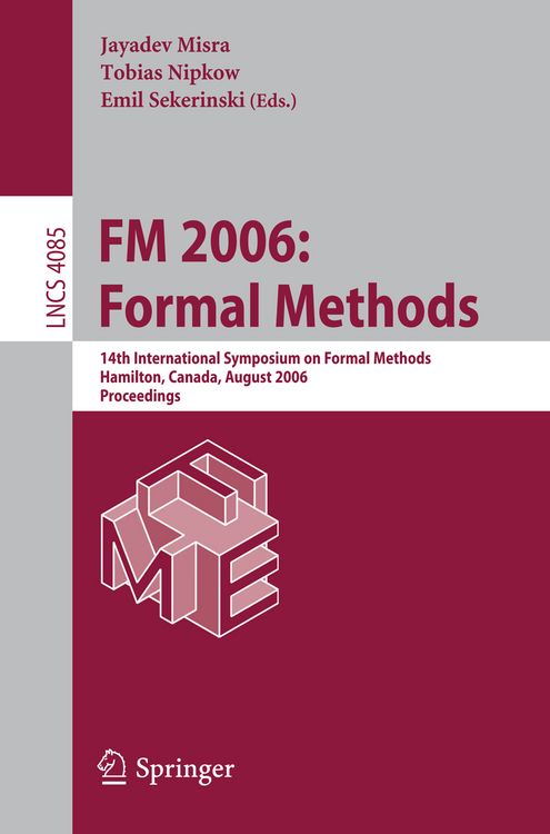 Produktbild: FM 2006: Formal Methods
