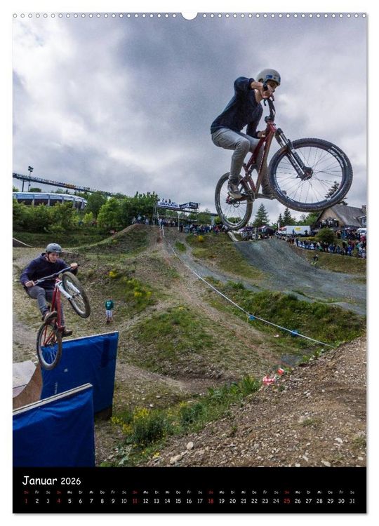 Produktbild: Slopestyle Extrembiking (hochwertiger Premium Wandkalender 2026 DIN A2 hoch), Kunstdruck in Hochglanz