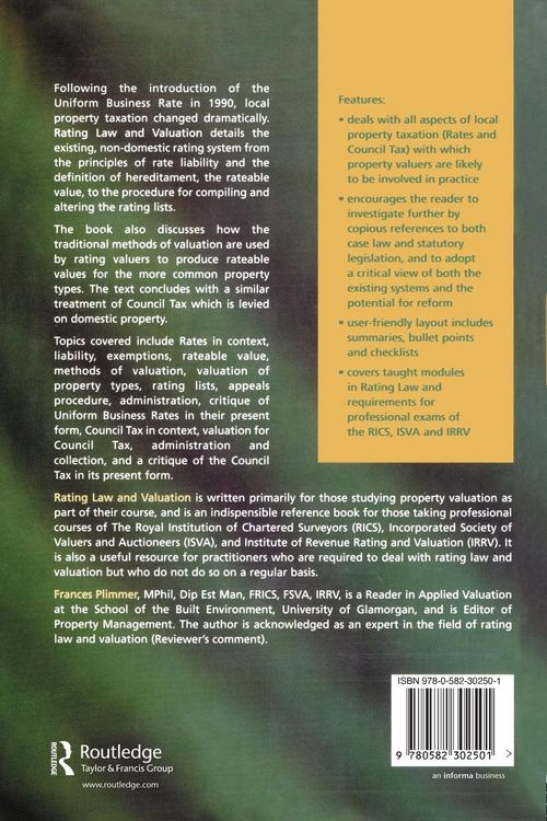 Produktbild: Rating Law and Valuation