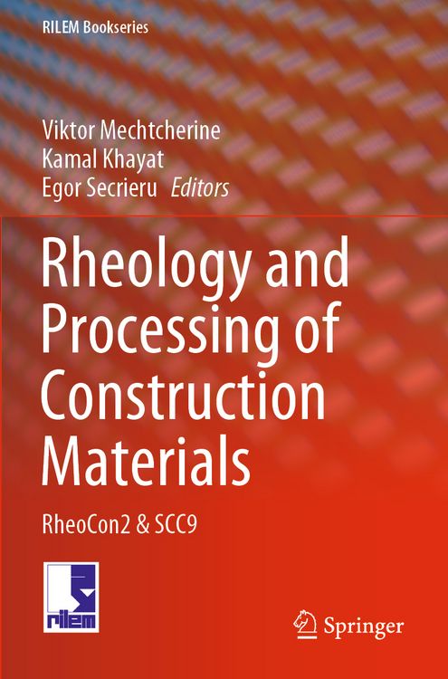Produktbild: Rheology and Processing of Construction Materials