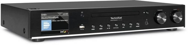 Produktbild: TechniSat DIGITRADIO 143 CD Radio-Adapter DAB, DAB+, Internet, UKW AUX, Bluetooth&reg;, CD, USB, WLAN, Internetradio Inkl