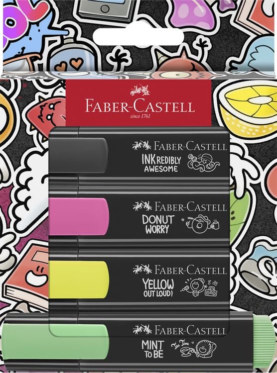 Produktbild: Faber-Castell Textmarker 46 Graffiti 4er