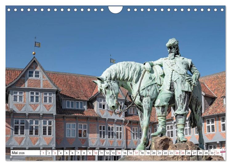 Produktbild: Wolfenb&uuml;ttel - Historisches Fachwerk (Wandkalender 2026 DIN A4 quer), CALVENDO Monatskalender