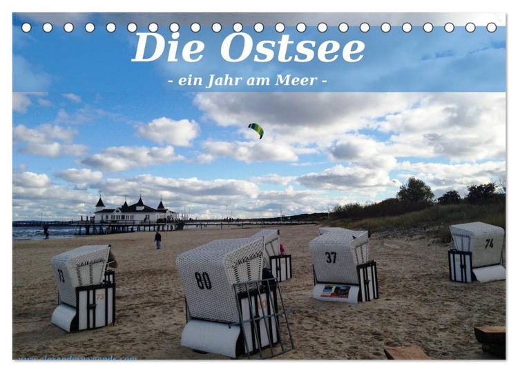 Produktbild: Die Ostsee - Ein Jahr am Meer (Tischkalender 2026 DIN A5 quer), CALVENDO Monatskalender