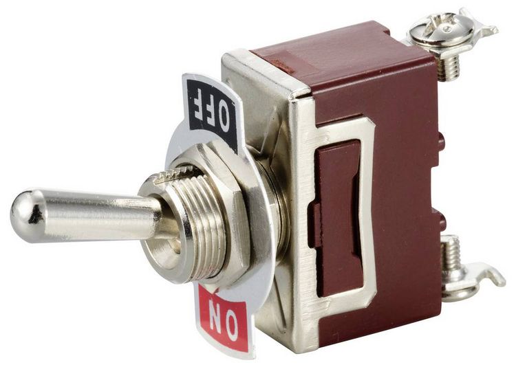 Produktbild: TRU COMPONENTS TC-12819620 Kippschalter 250 V/AC 15A 1 x Ein/Aus rastend 1St.