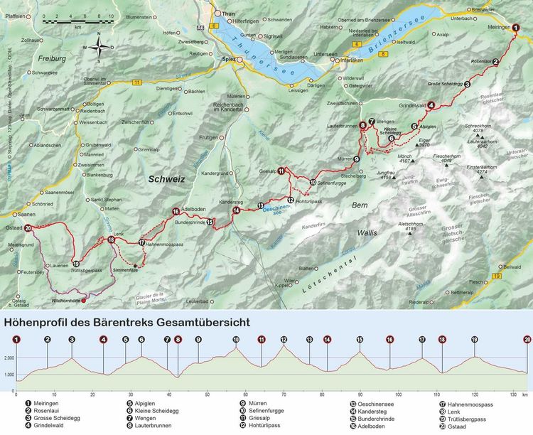 Produktbild: Schweiz: B&auml;rentrek von Meiringen nach Gstaad