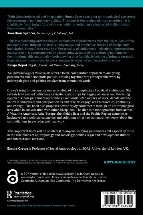 Produktbild: The Anthropology of Parliaments
