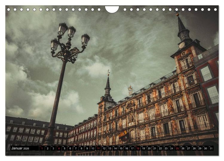 Produktbild: Hauptstadt Madrid (Wandkalender 2026 DIN A4 quer), CALVENDO Monatskalender