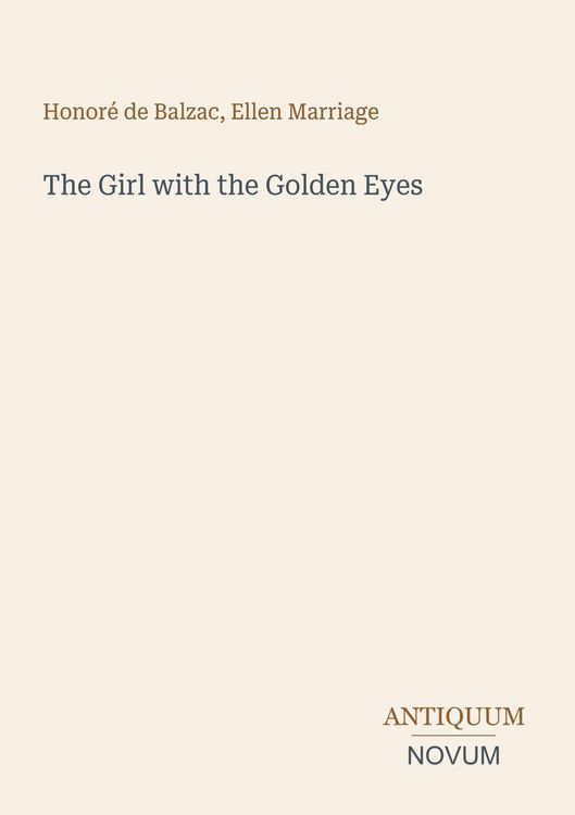 Produktbild: The Girl with the Golden Eyes
