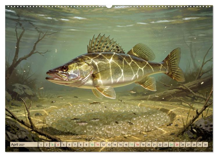 Produktbild: Talsperren - Zander (Wandkalender 2027 DIN A2 quer), CALVENDO Monatskalender