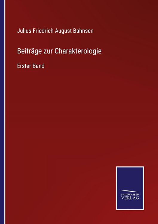 Produktbild: Beitr&auml;ge zur Charakterologie