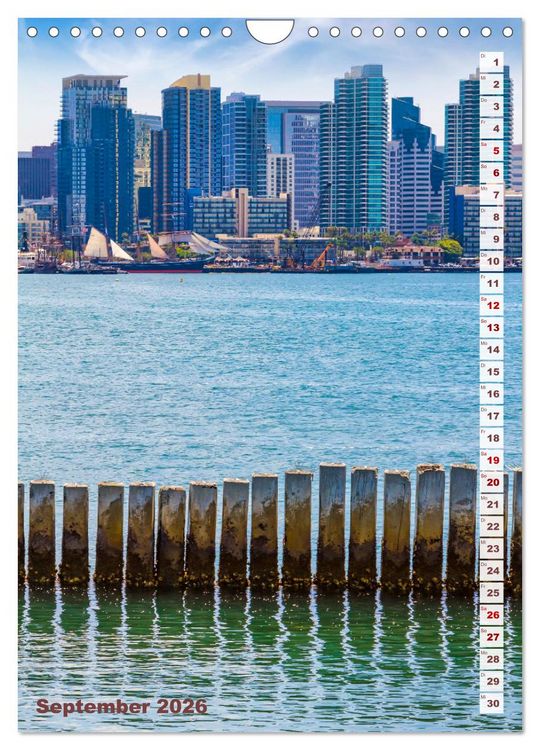 Produktbild: FASZINATION USA Urbanes und Naturhighlights (Wandkalender 2026 DIN A4 hoch), CALVENDO Monatskalender