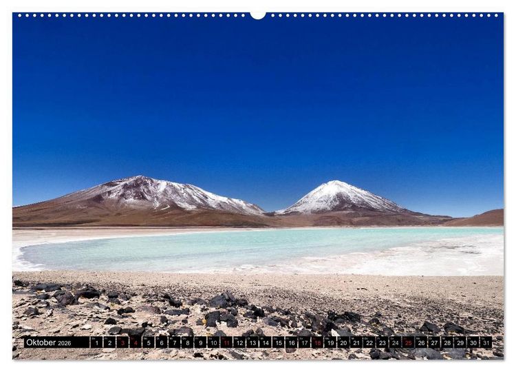 Produktbild: Peru - Bolivien. Eine s&uuml;damerikanische Zwei-L&auml;nder-Reise (Wandkalender 2026 DIN A2 quer), CALVENDO Monatskalender