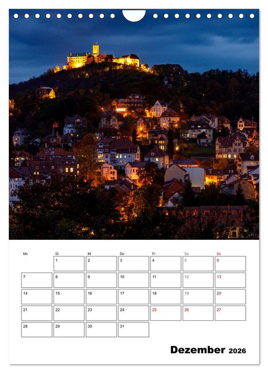 Produktbild: Historisches Eisenach (Wandkalender 2026 DIN A4 hoch), CALVENDO Monatskalender