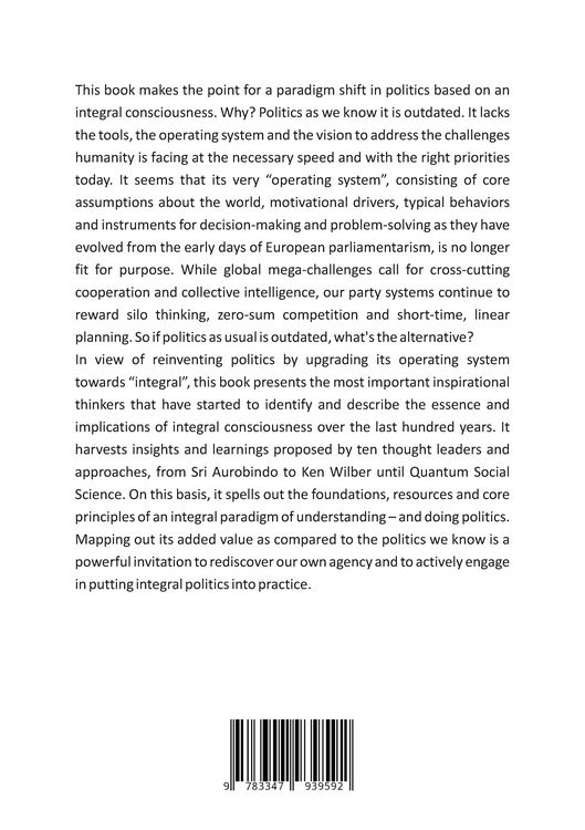 Produktbild: Foundations, Principles &mdash; an Inspirational Resources of Integral Politics