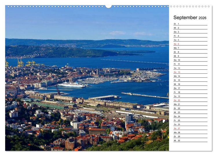 Produktbild: Triest - Habsburger Erbe und italienisches Flair (Wandkalender 2026 DIN A2 quer), CALVENDO Monatskalender