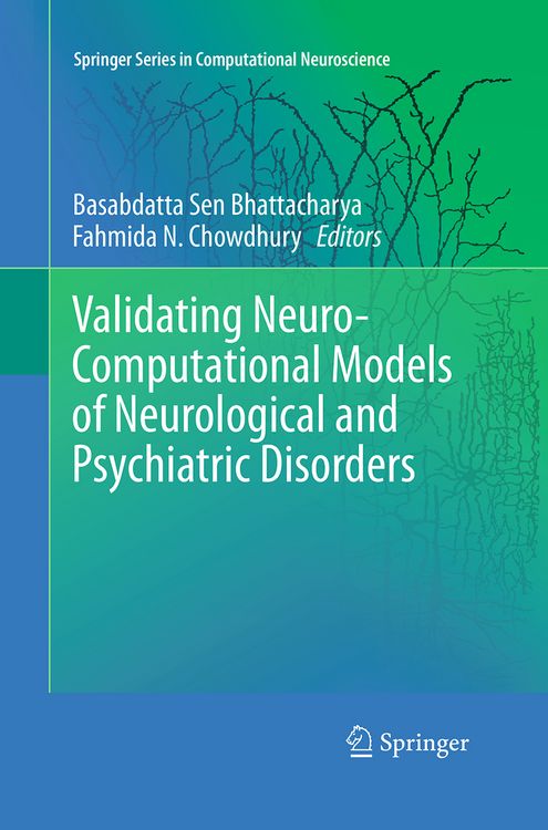 Produktbild: Validating Neuro-Computational Models of Neurological and Psychiatric Disorders