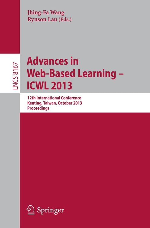Produktbild: Advances in Web-Based Learning -- ICWL 2013
