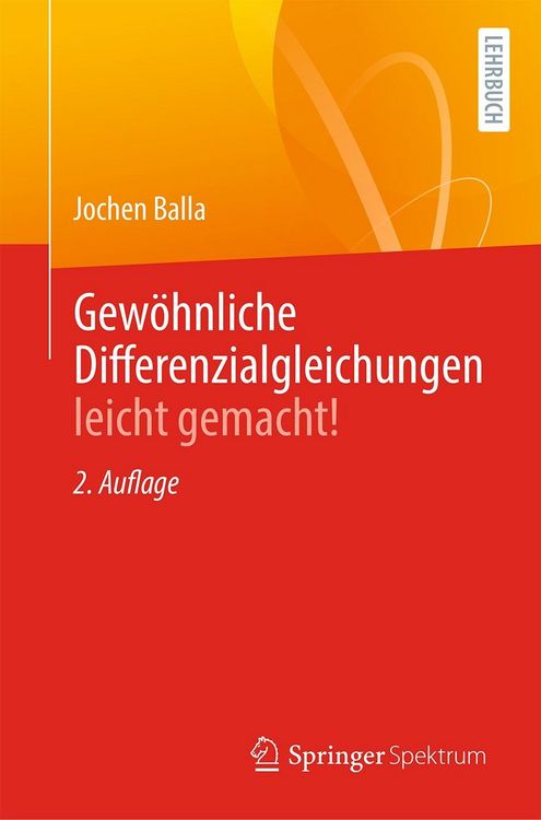 Produktbild: Gew&ouml;hnliche Differenzialgleichungen leicht gemacht!